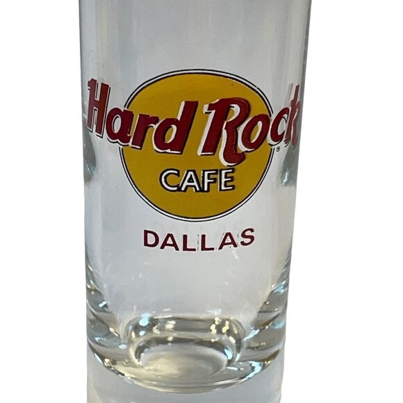 Shot Glass Hard Rock Cafe Dallas Tall Glass - Picture 2 of 3